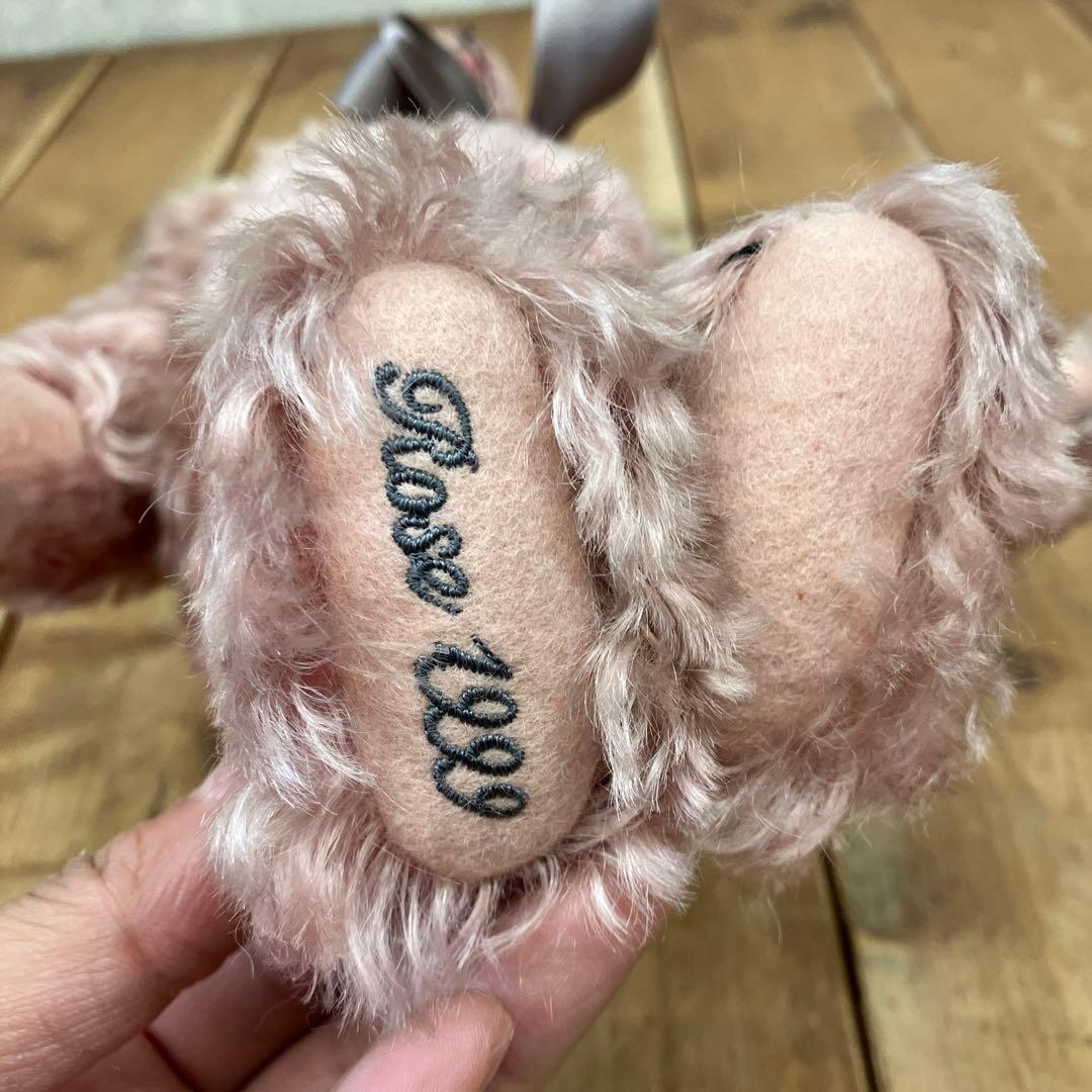 シュタイフ 年代物 1999年 ローズ テディベア 444/1500 ぬいぐるみ