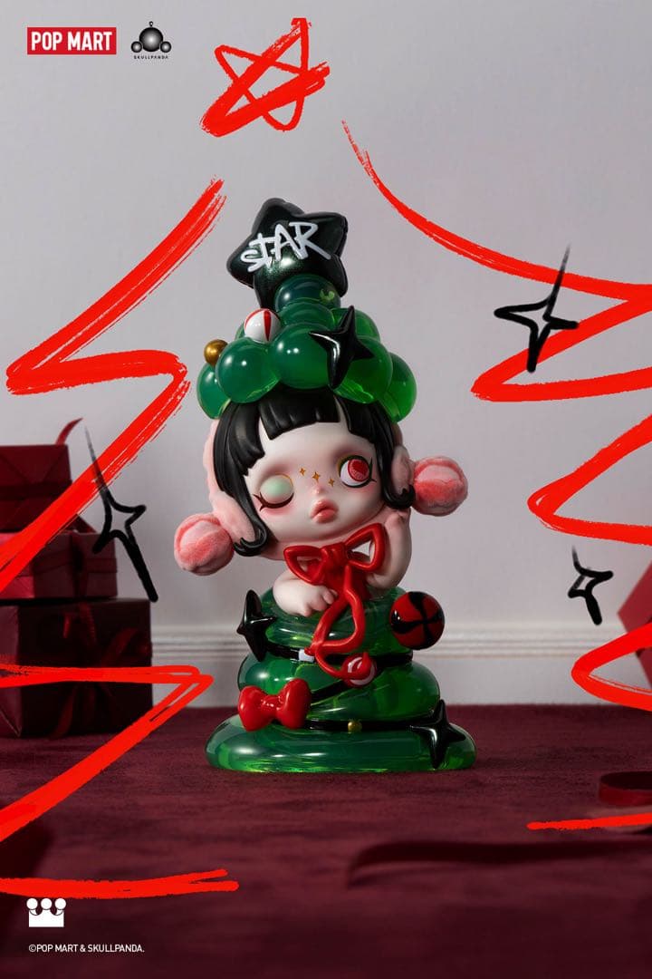 popmart SKULLPANDA クリスマスフィギュア