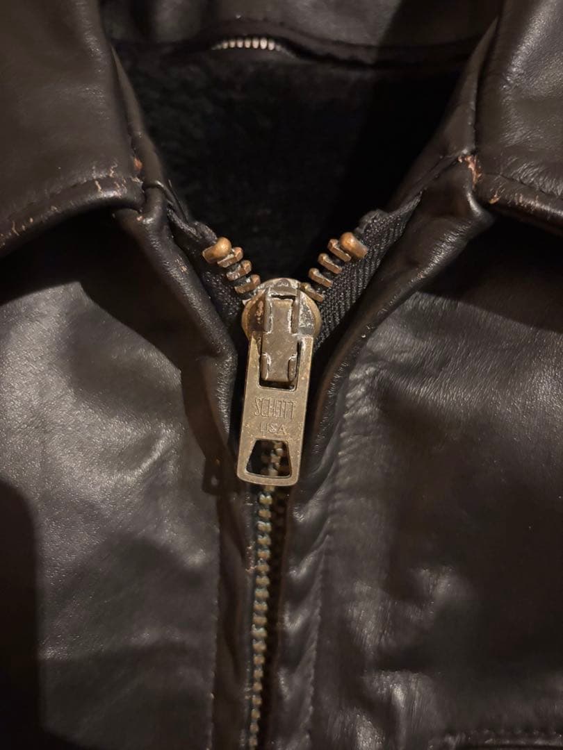 ショット　トラッカージャケット schoott レザージャケット　36サイズ
