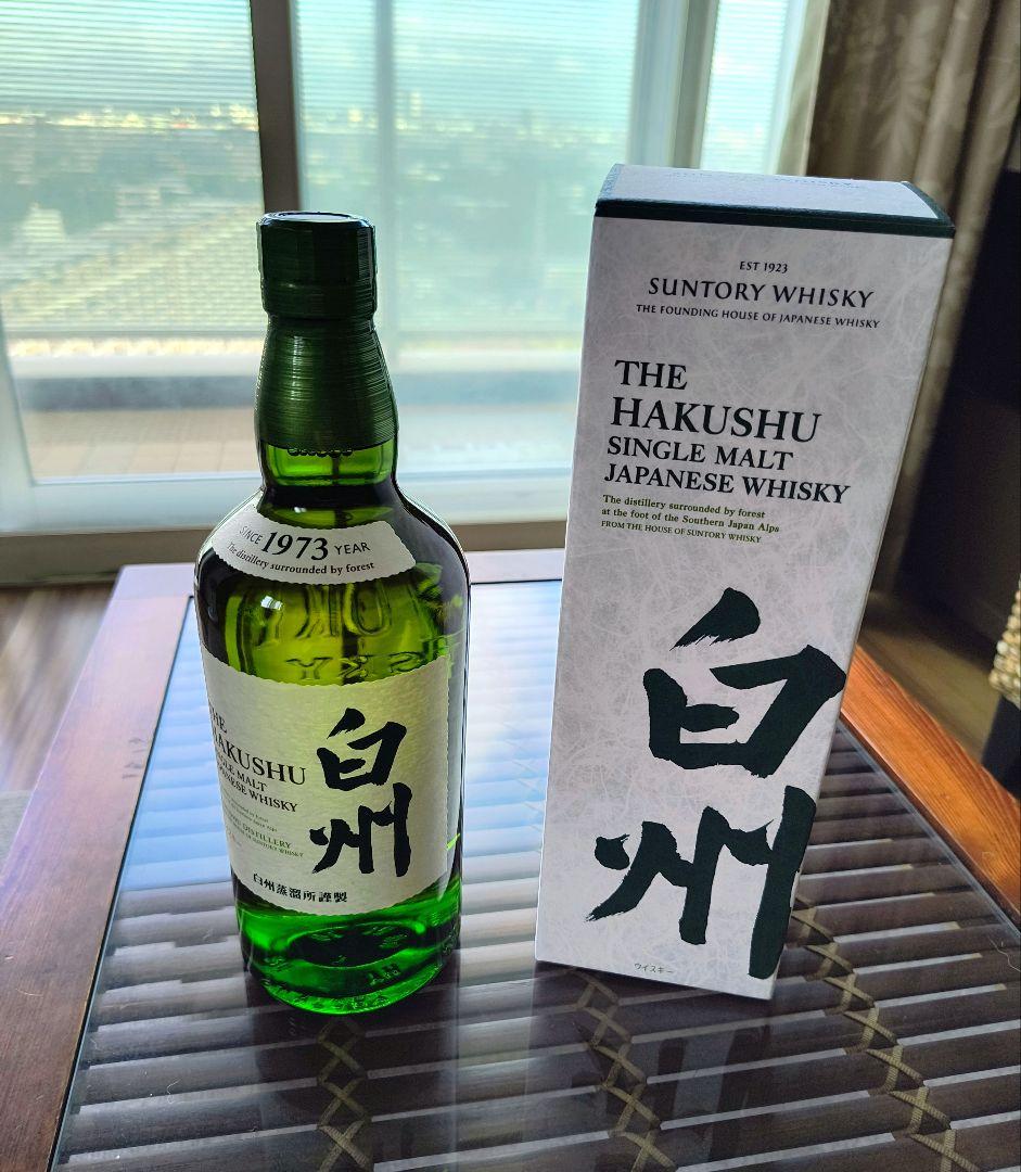 箱付き　未開封　白州　シングルモルトウイスキー　700ml
