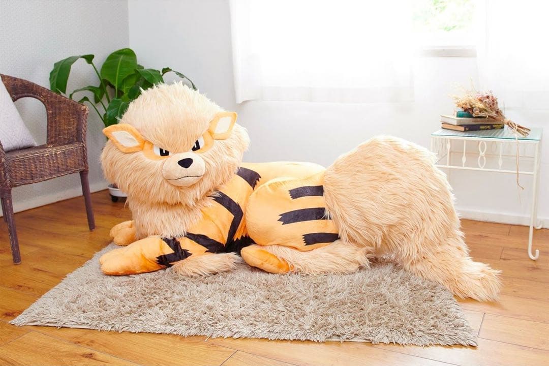 ポケモン　ぬいぐるみ　添い寝ウインディ