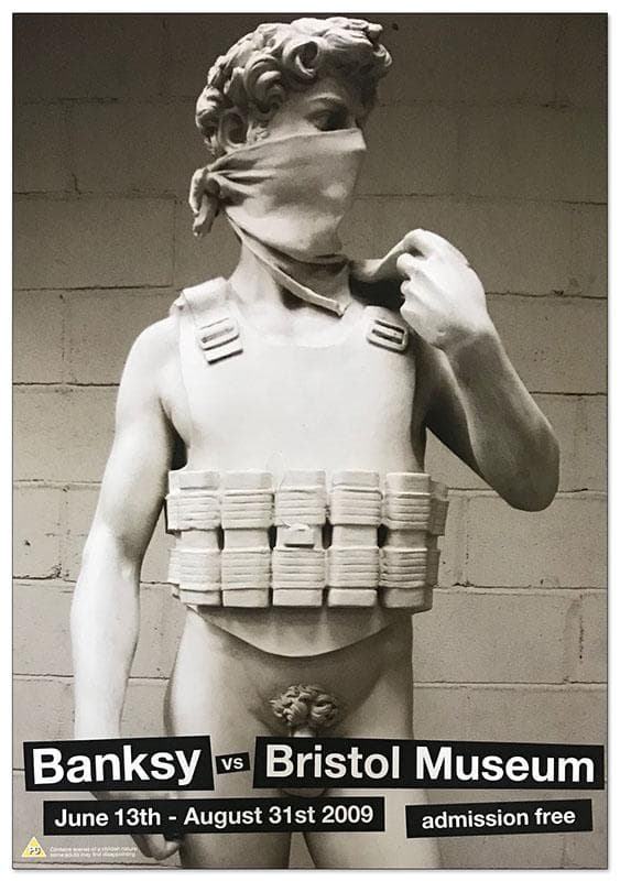 額装品/banksy bristol/バンクシー/Michelangelos