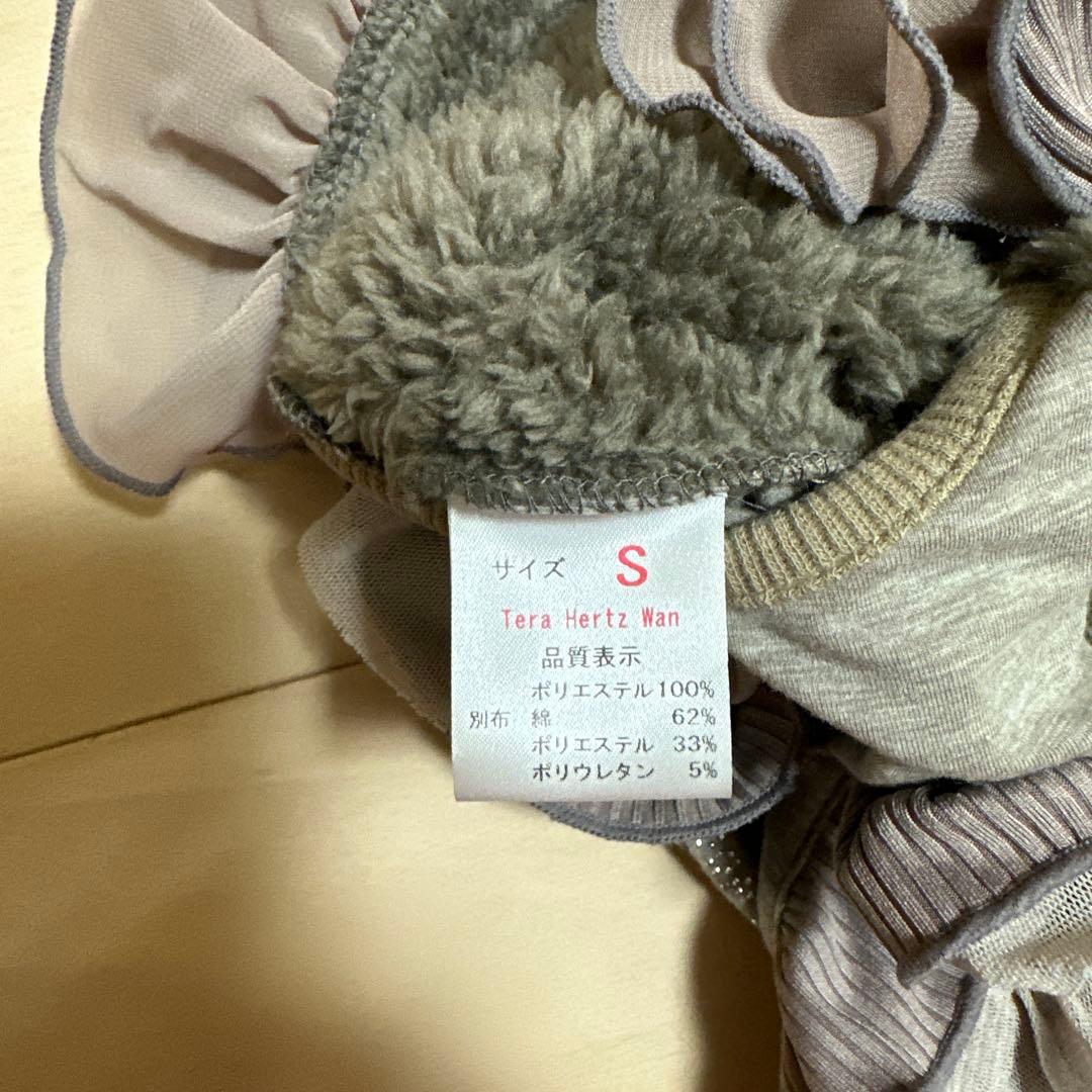 GODPIVA(ゴッドピバ) Sサイズ あったかテラボアRIBONワンピース