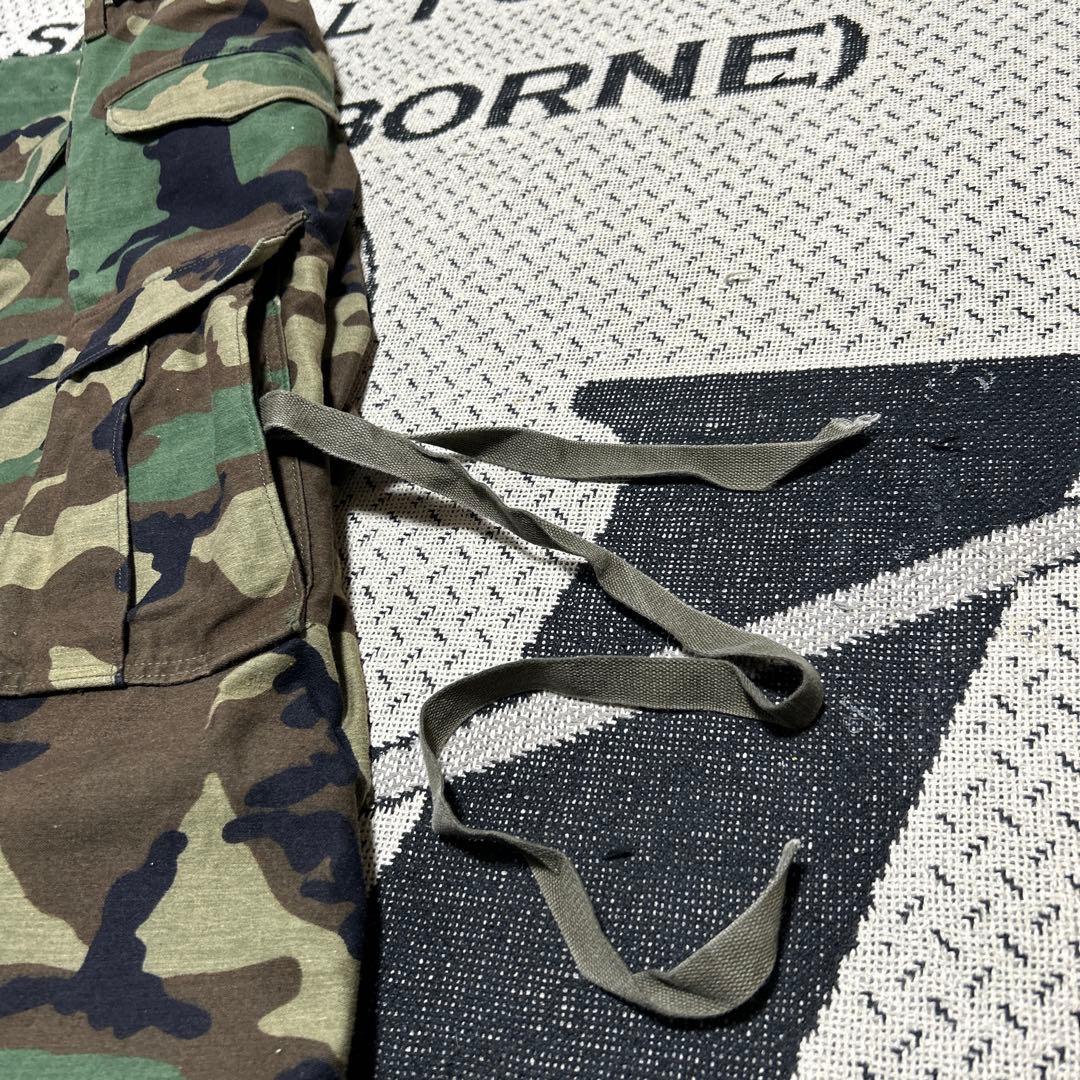 米軍実物 M65 カーゴパンツ ウッドランド カモ サイズ「SMALL-R」