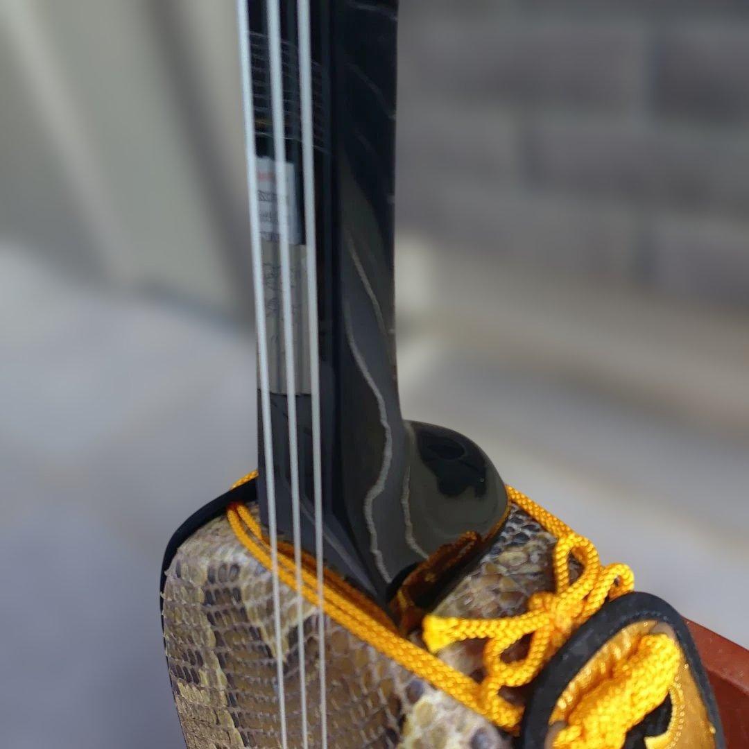 黒木三線　530g 貴重な黒木　沖縄三線　三線　黒檀三線