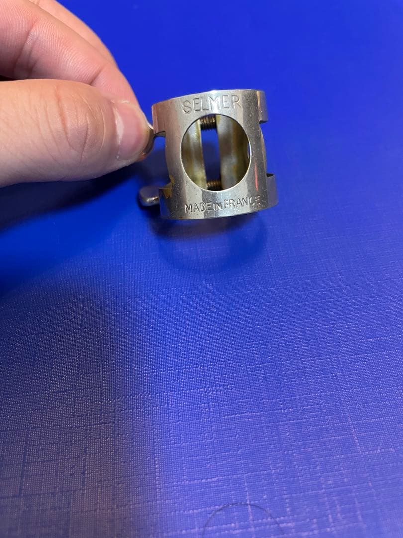 SELMER アルトサックスリガチャー　スモールin ニッケルシルバー