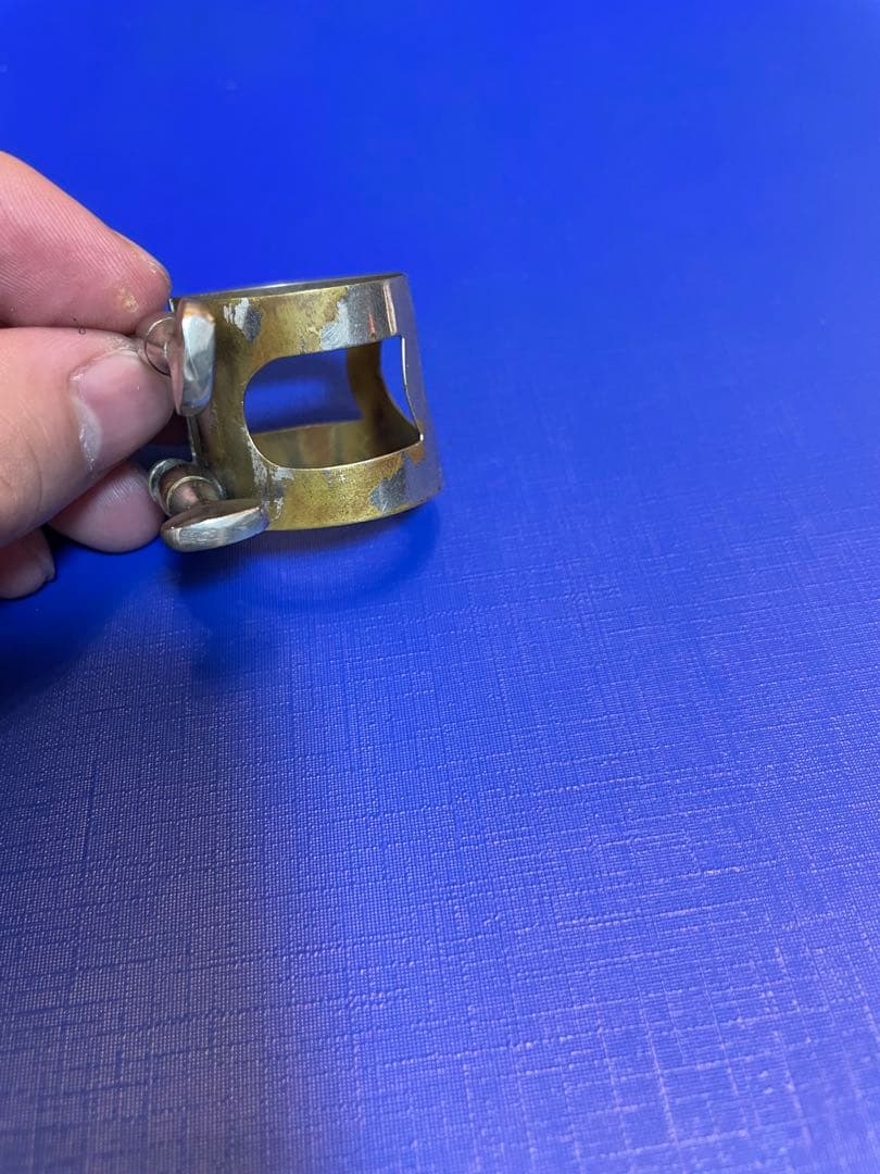 SELMER アルトサックスリガチャー　スモールin ニッケルシルバー