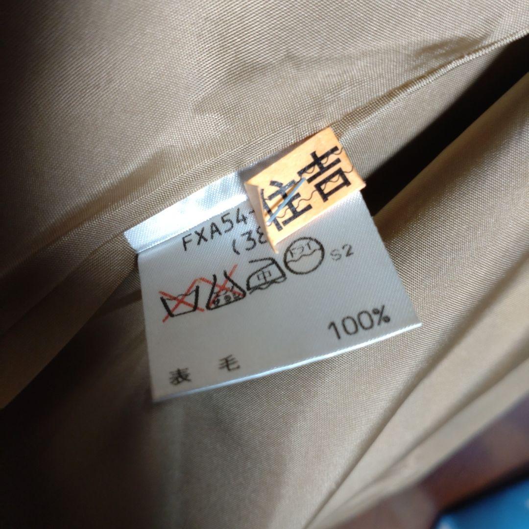 BURBERRY チェック柄ラップスカート ダブルバックル