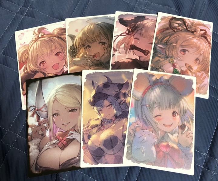 グラブル バレンタイン 2021 お返し品 十二神将 7枚セット
