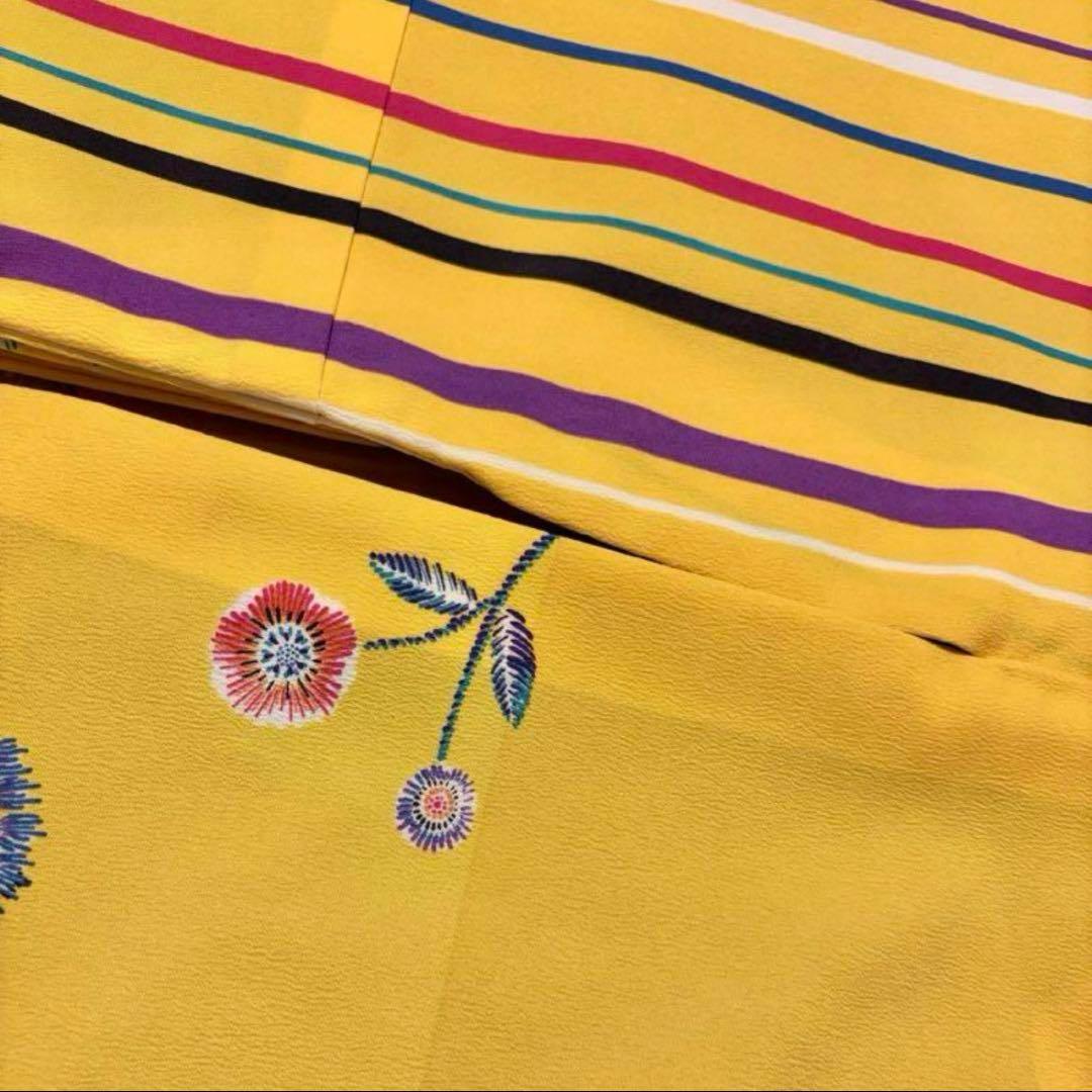 撫松庵　小紋　洗える着物