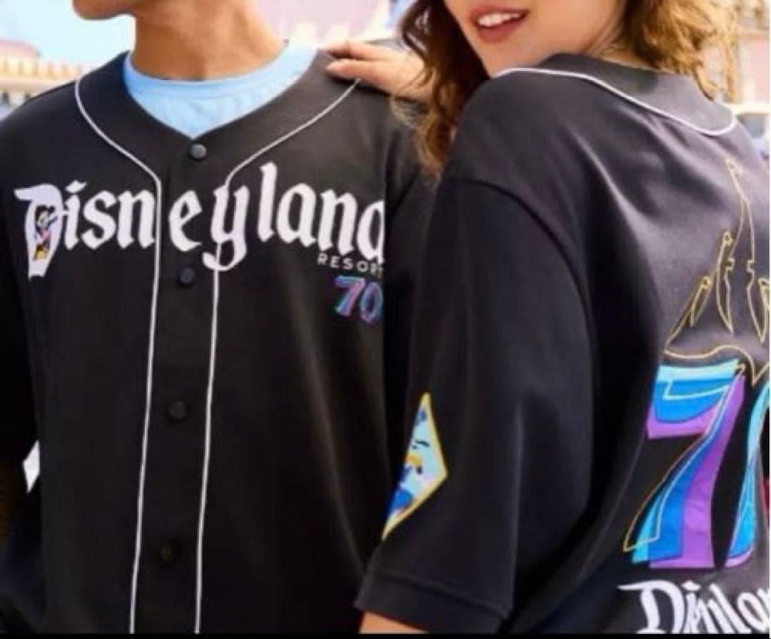・カリフォルニアディズニー　70周年記念　ベースボールユニフォーム　S