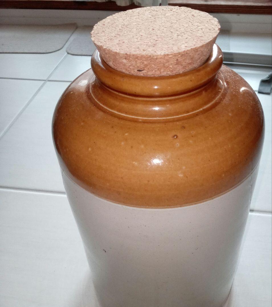 英国アンティーク ストーンウェア　 保存瓶