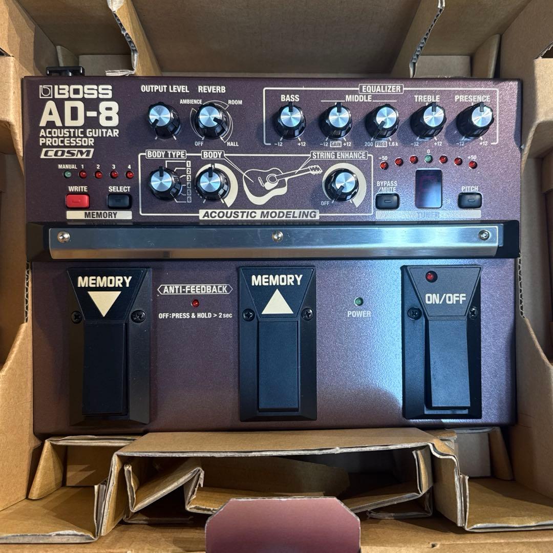 【名器】BOSS AD-8 アコースティックギター プロセッサー