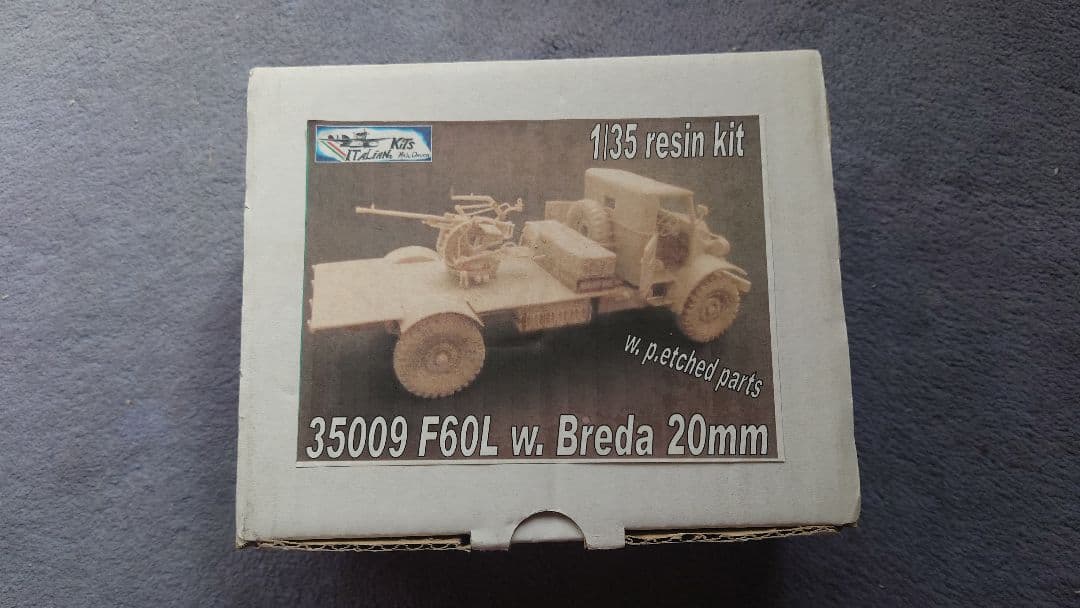 1/35  フォード F60L W. ブレダ 20mm  レジンキット