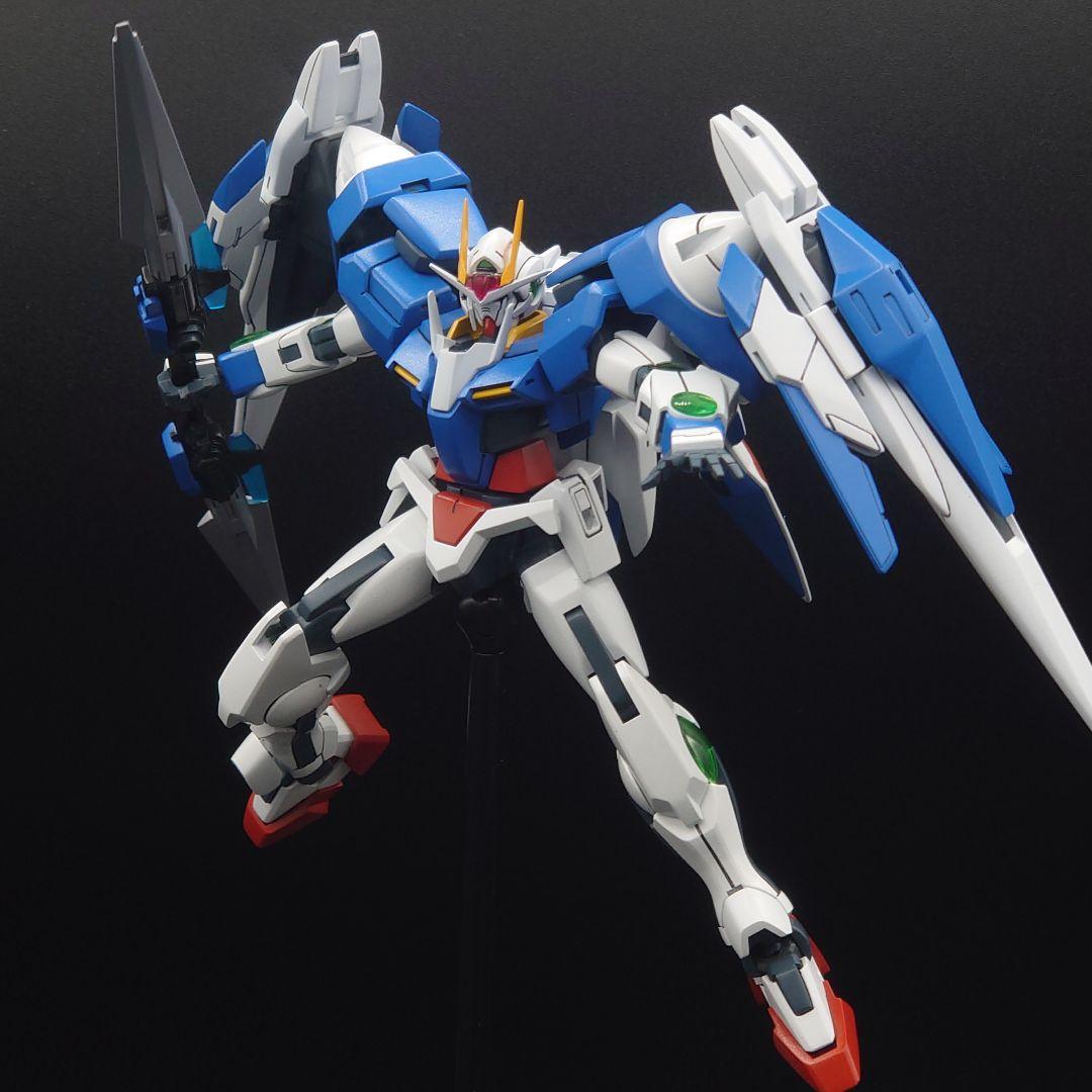 機動戦士ガンダム00　HG 1/144　ダブルオーライザー　ガンプラ全塗装完成品
