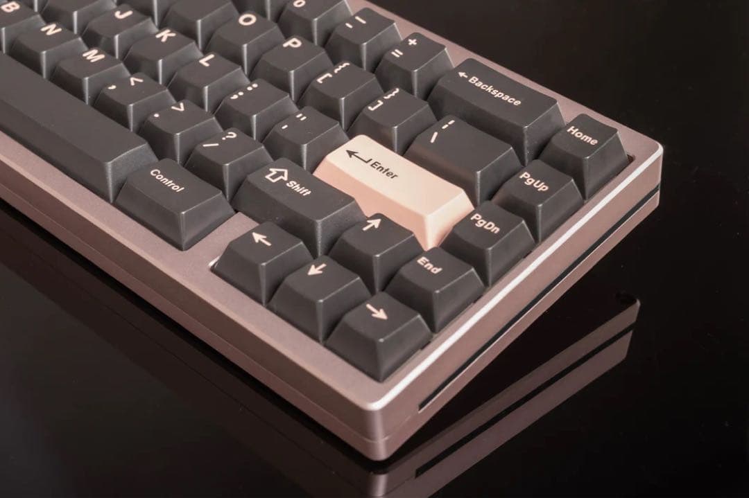 キーボード Keycult No. 1/65 Rose Gold & Charcoal