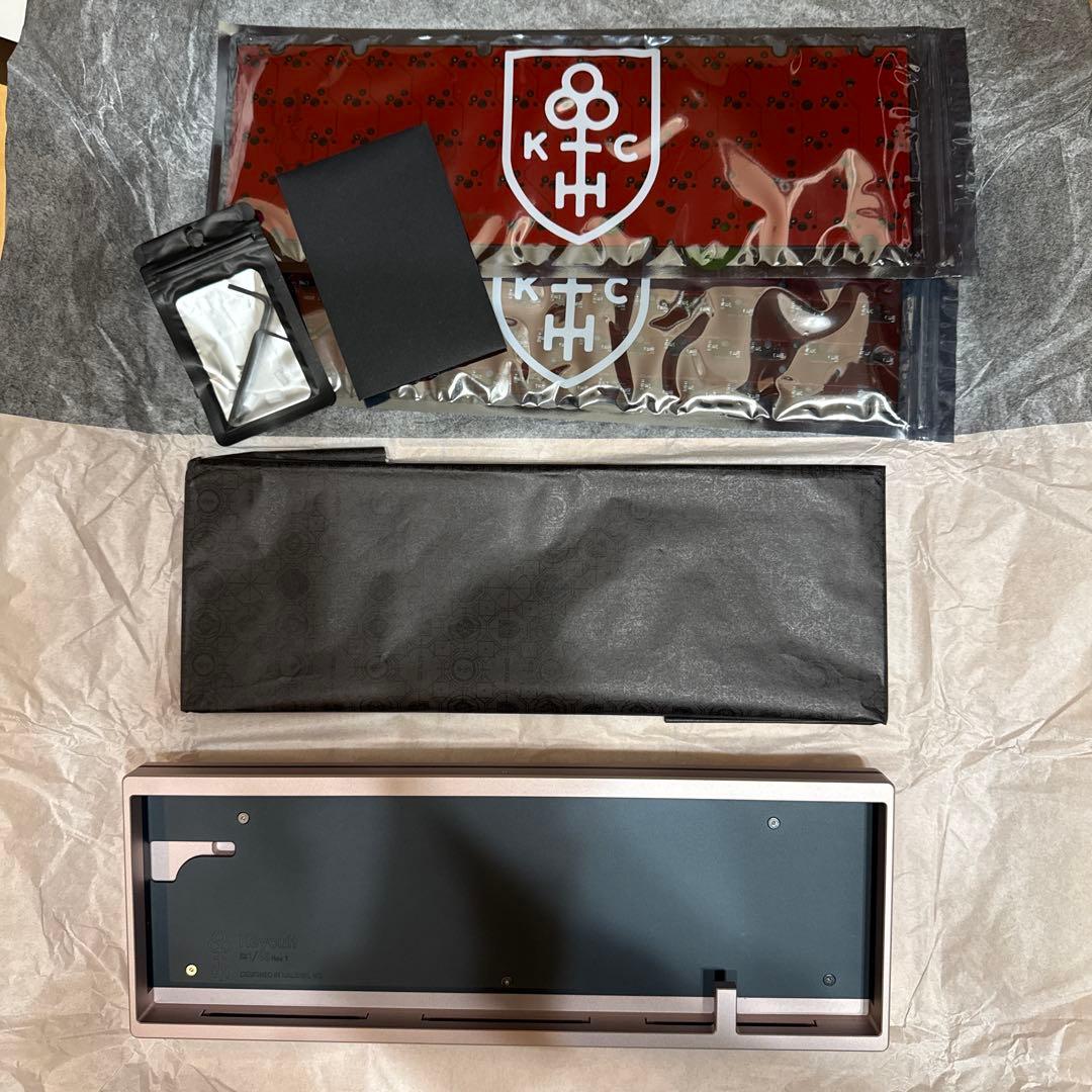 キーボード Keycult No. 1/65 Rose Gold & Charcoal