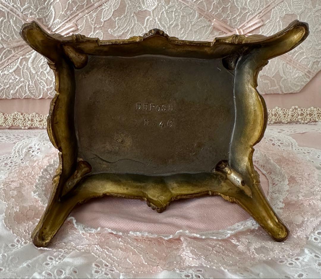 アンティーク　ブロンズジュエリーBOX