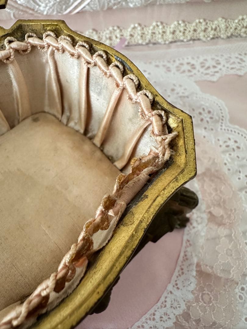 アンティーク　ブロンズジュエリーBOX