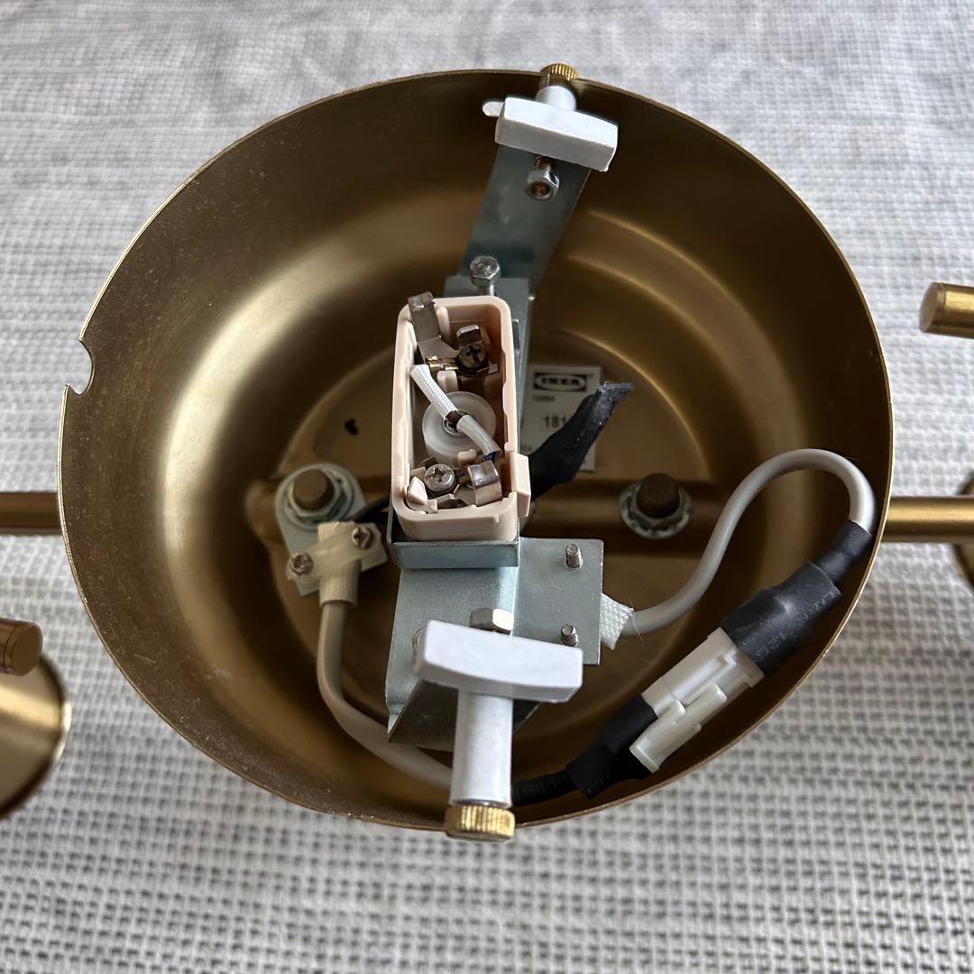 IKEA BAROMETER バロメーテル シーリングライト ゴールド