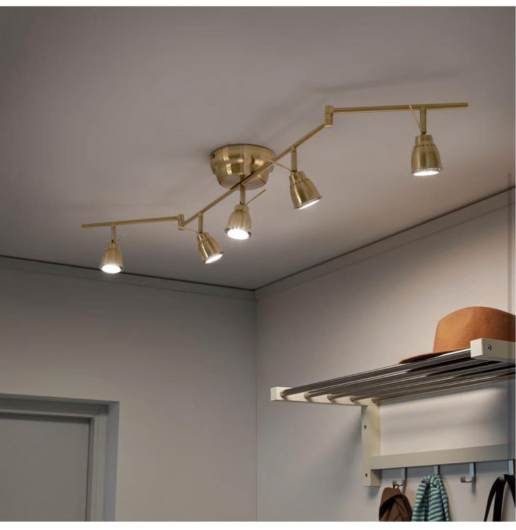 IKEA BAROMETER バロメーテル シーリングライト ゴールド