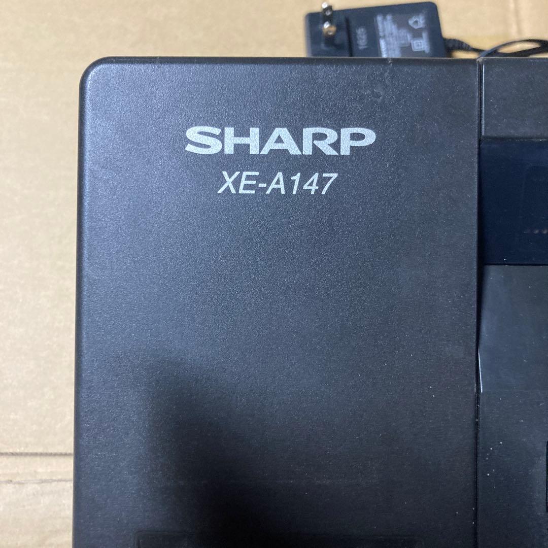SHARP XE-A147 レジスター 黒