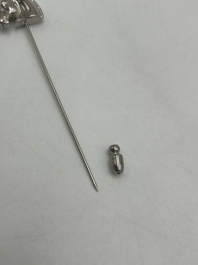 HERMES エルメス ピンブローチ ホース 馬 ホースヘッド ブローチ