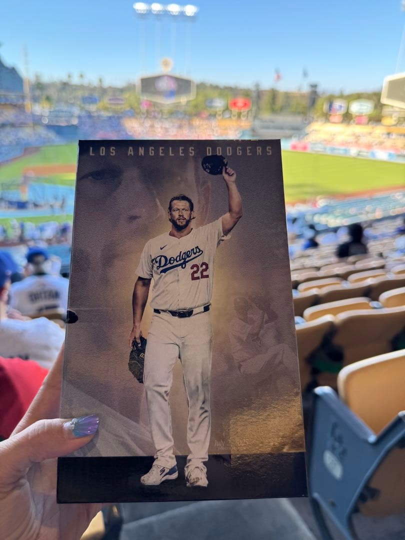 ドジャース・カーショー　3000奪三振ボブルヘッド　【9/20来場者配布品】