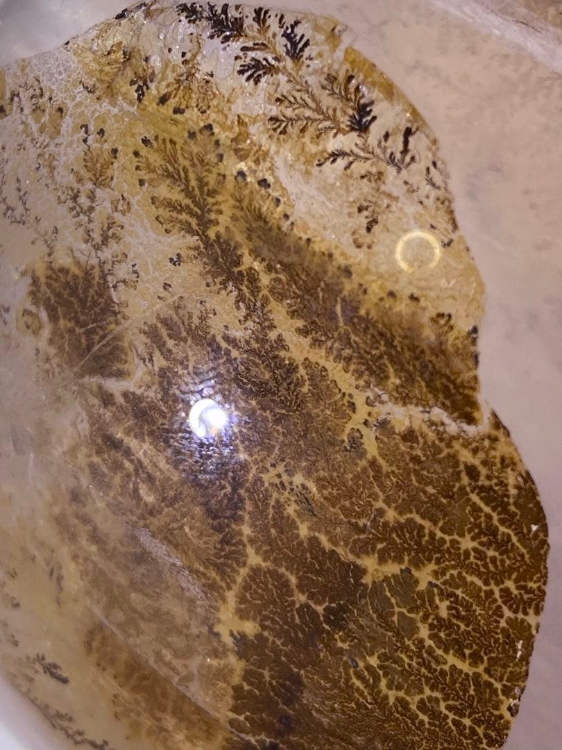 高品質　デンドリティッククォーツ　ローズクォーツ　スフィア　丸玉　天然石