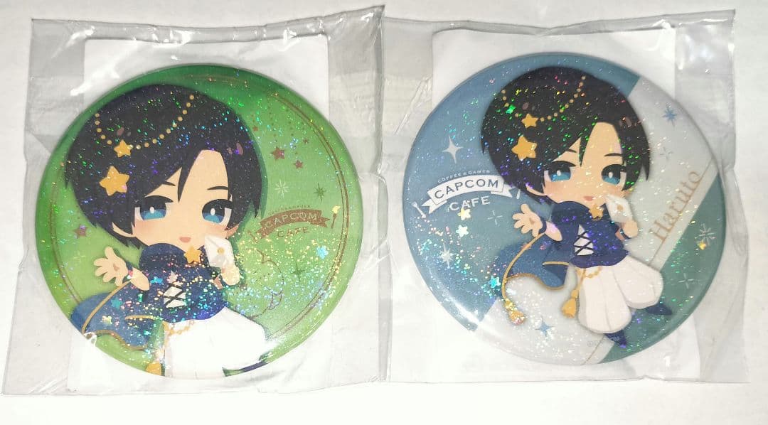 囚われのパルマ ハルト 缶バッジ セット カプコンカフェ 星空