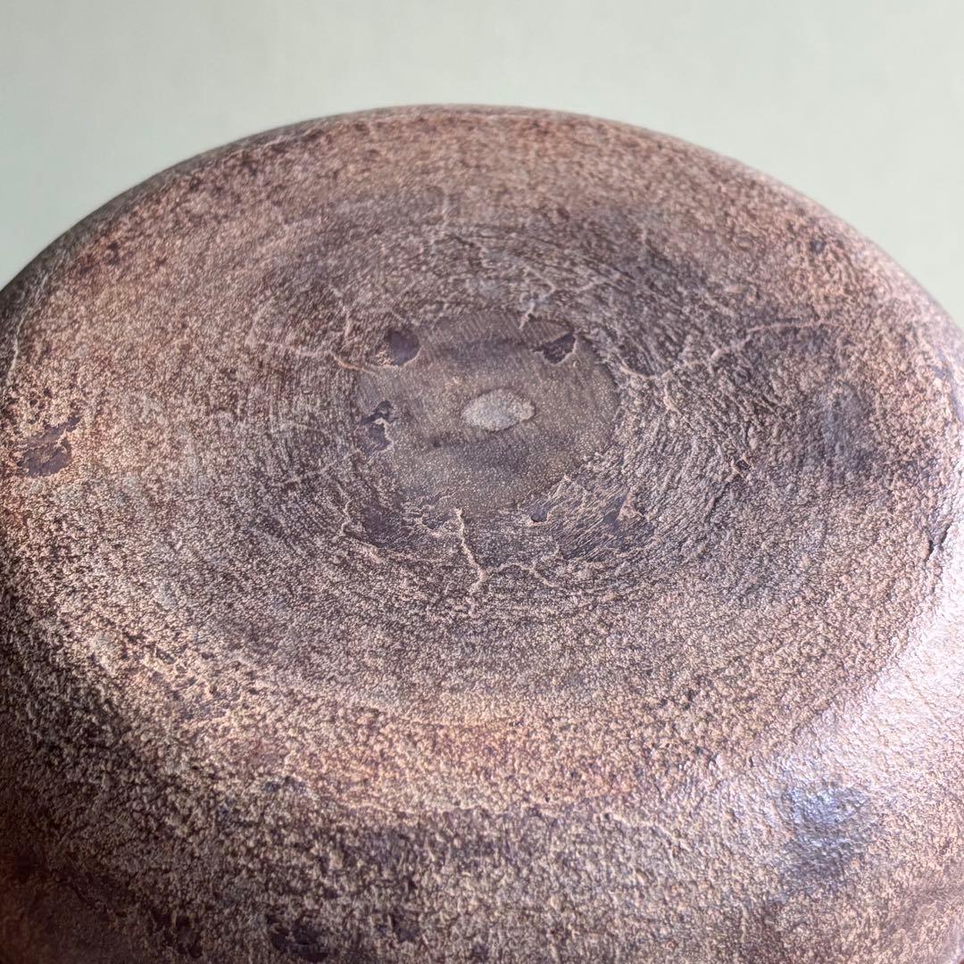 鉄瓶 銅蓋 梅花 長文堂 高さ23cm