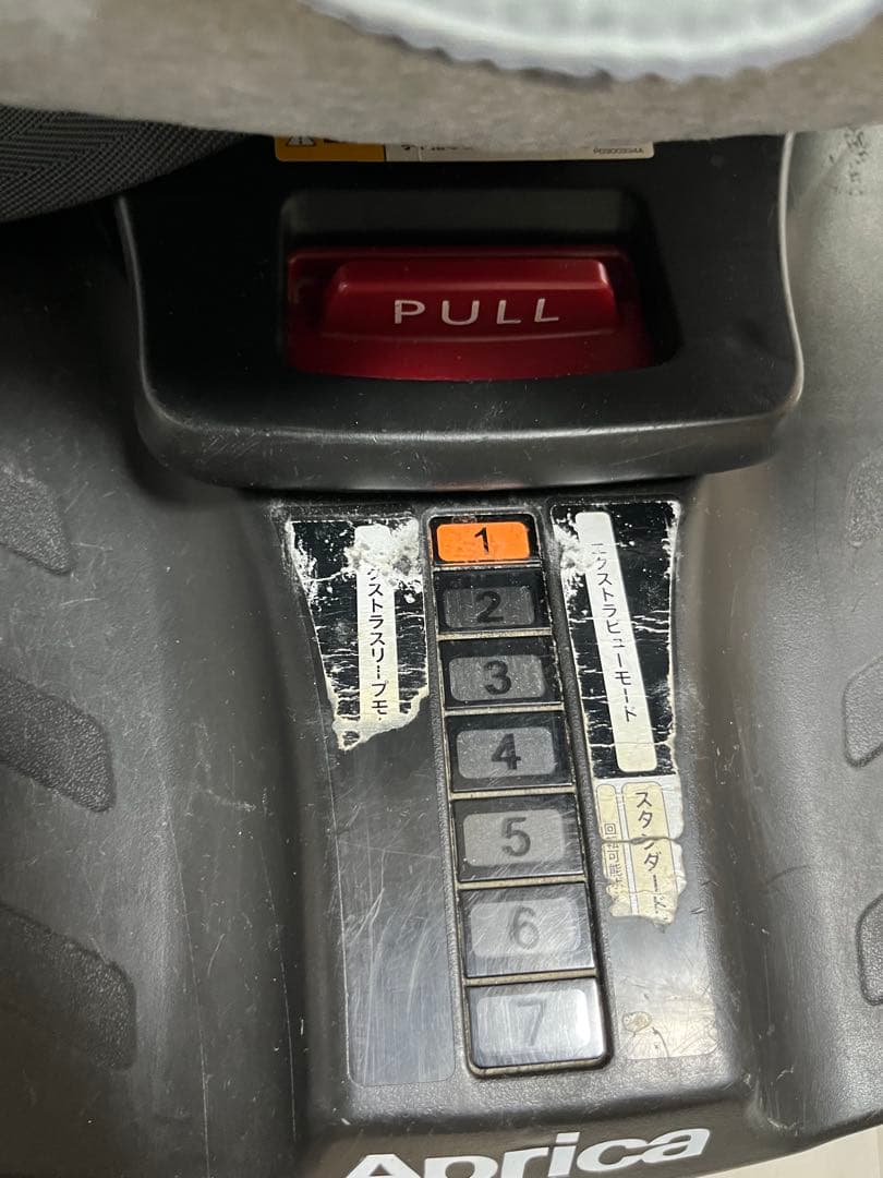 【箱と説明書あり】Aprica クルリラ　チャイルドシート ベルト&ISOFIX