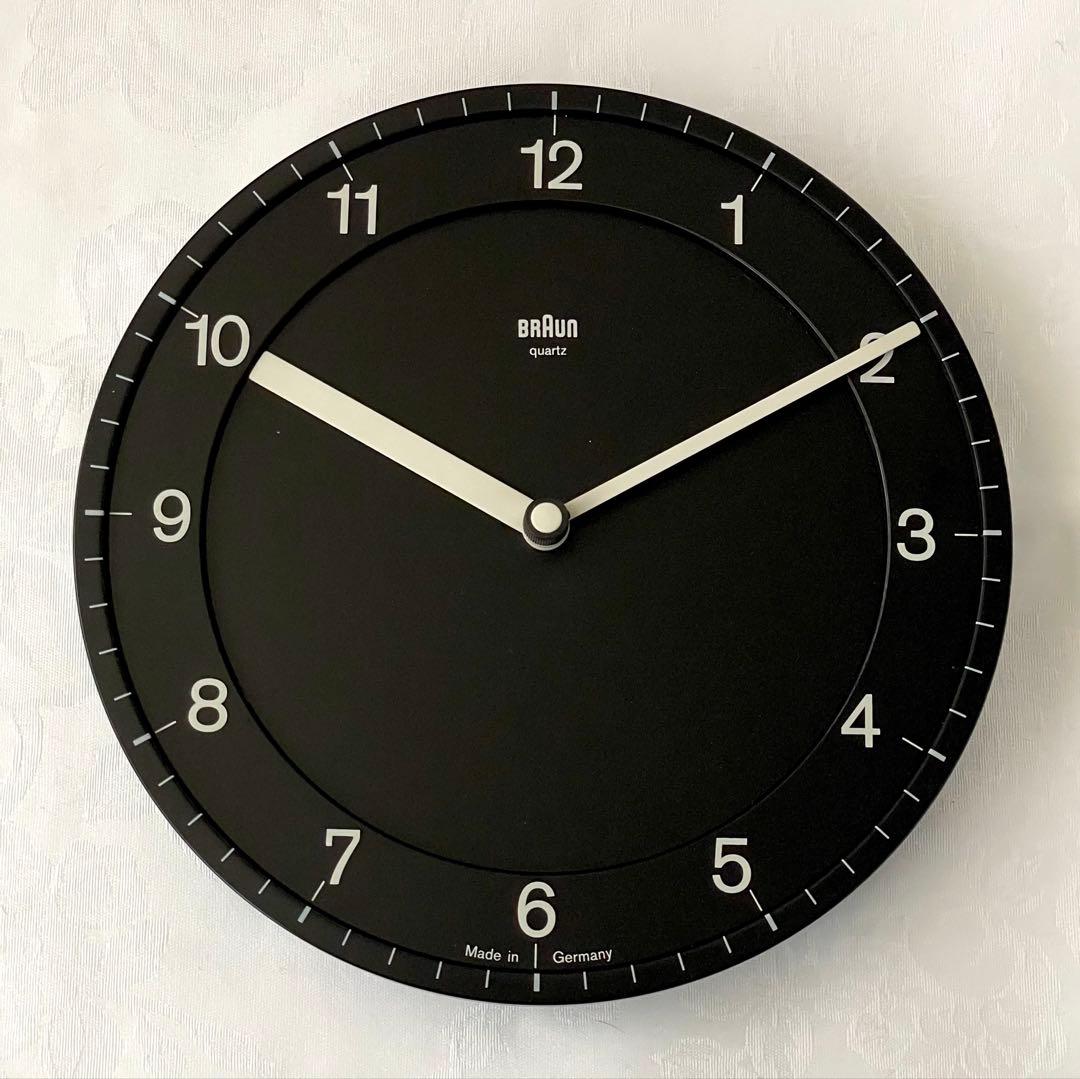 BRAUN Wall Clock Type 4861 ブラウン 壁時計 ブラック