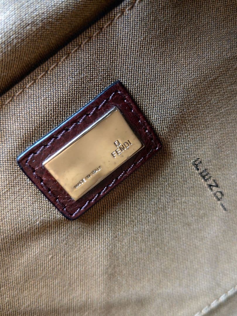 FENDI フェンディ ズッカ柄 2WAY バッグ シリアルカード付き 正規品