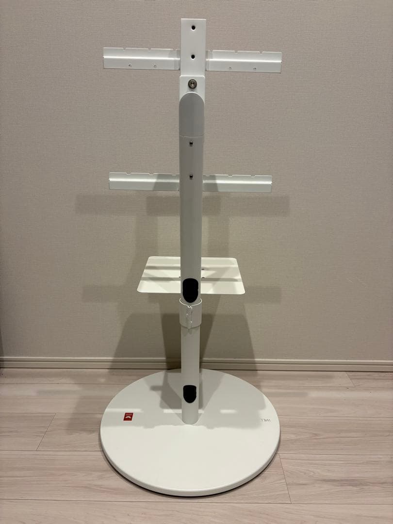 【美品】WALL A2 ロータイプ テレビスタンド 棚板付　ホワイト