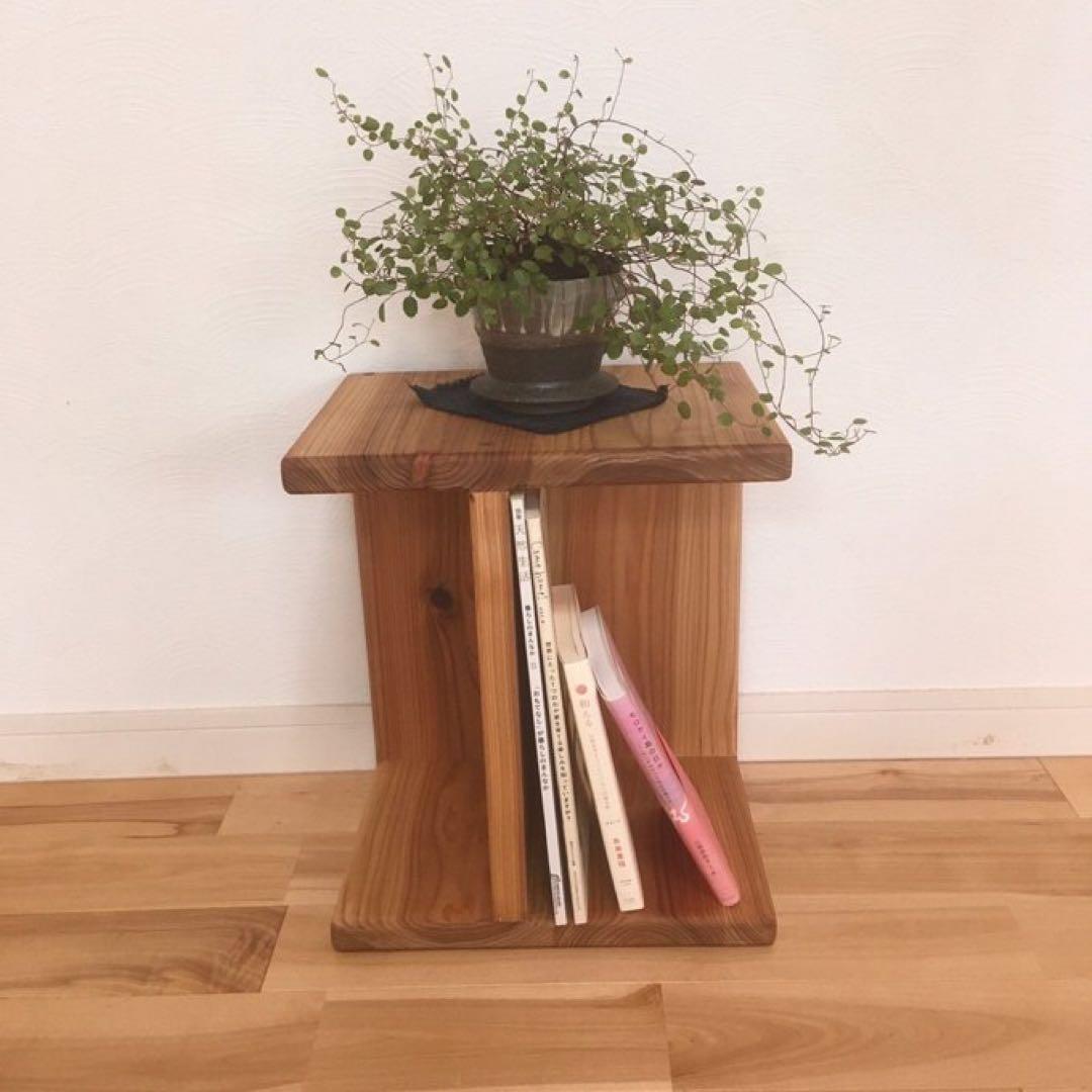 国産杉の無垢材　子供椅子と机のセット　天然オイル仕上げ　変化椅子　キッズチェア