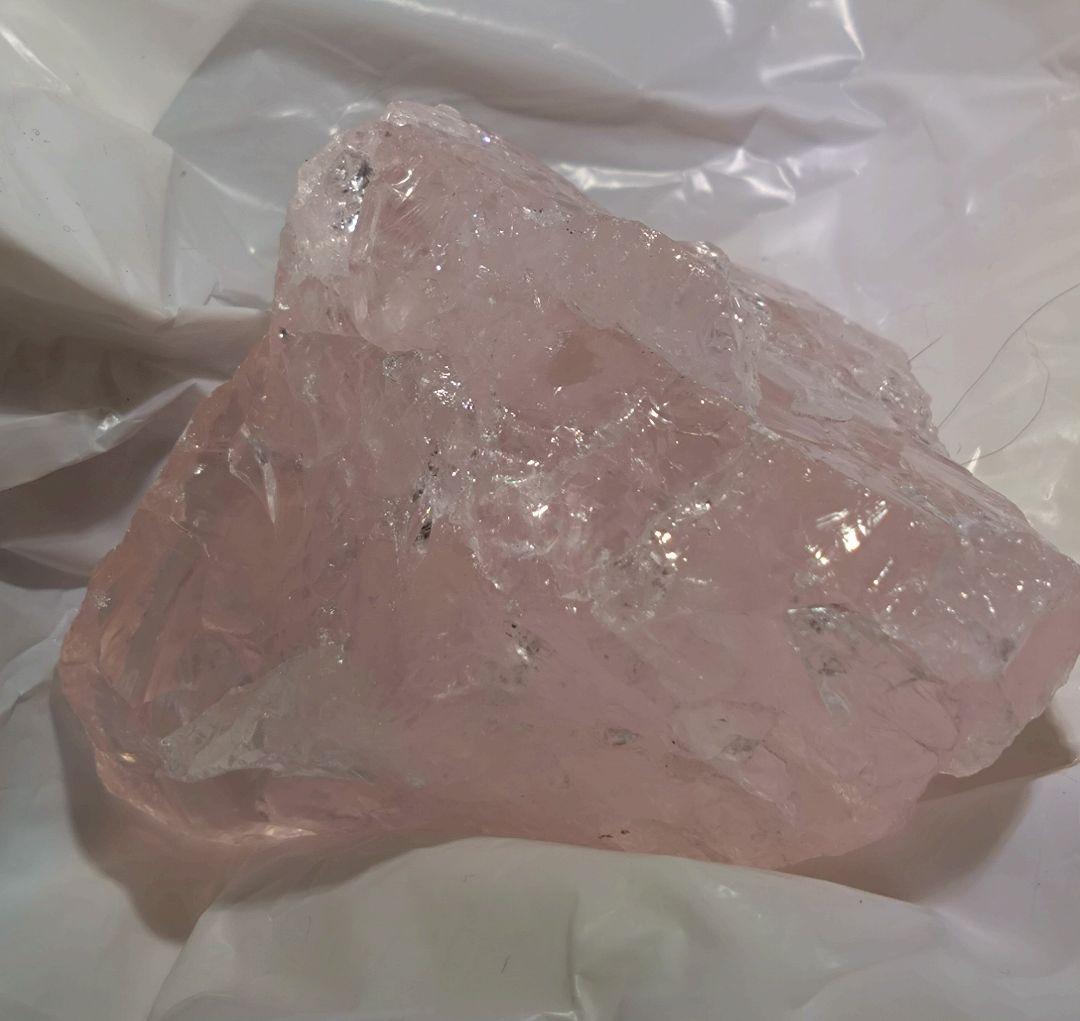 天然石　原石　パワーストーン　ローズクォーツ