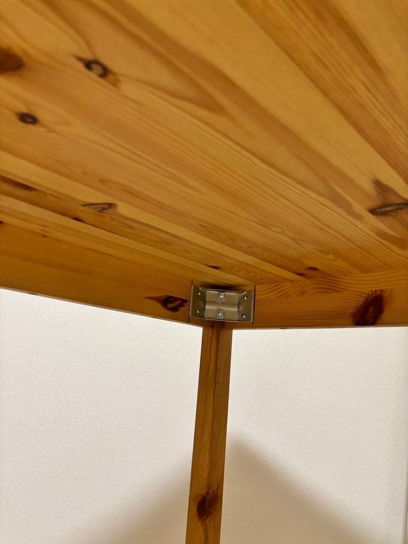 木製シンプルテーブル（ナチュラルウッド） ナフコ