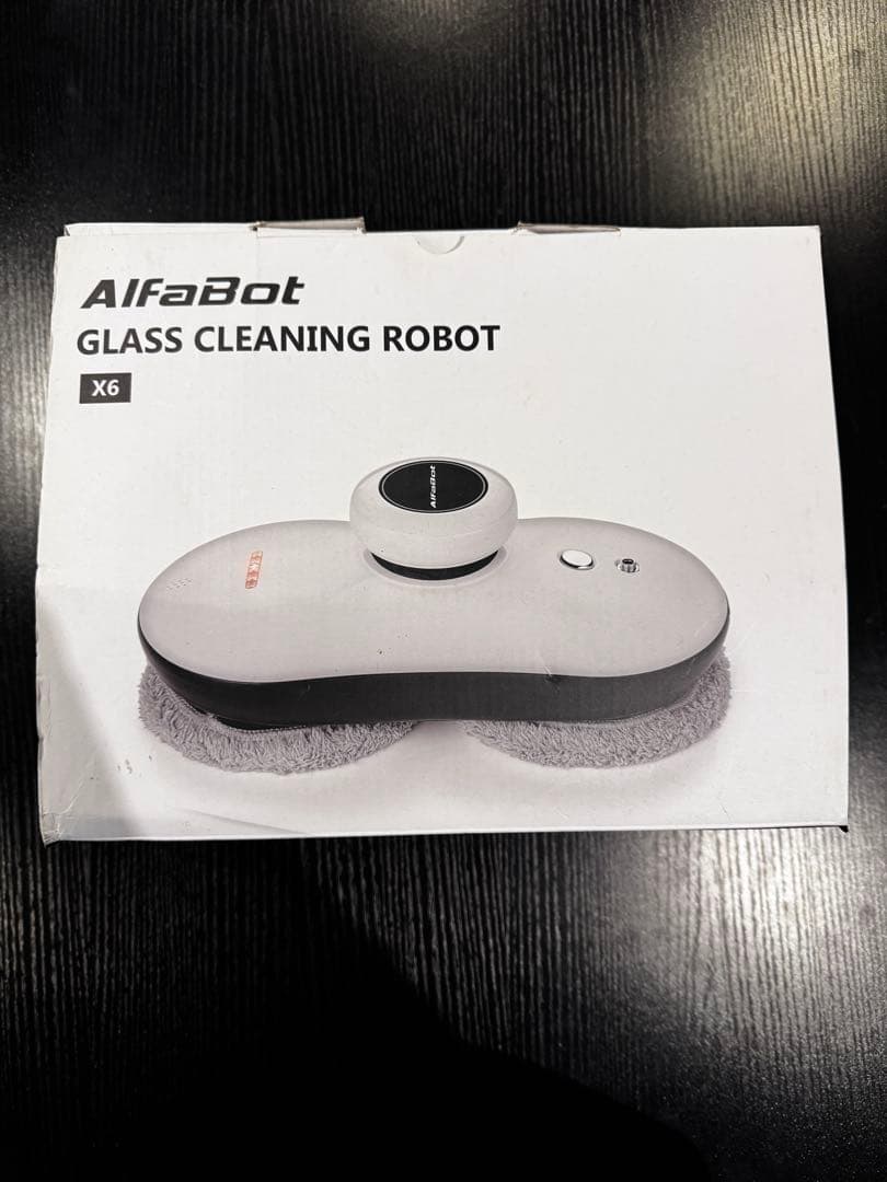 窓拭きロボット 窓掃除ロボット AlfaBot X6 窓拭き AI機能搭載 小型