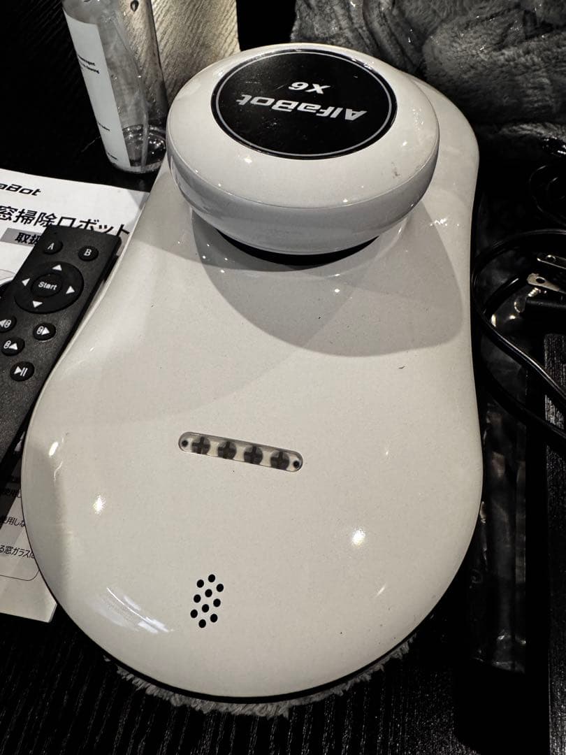 窓拭きロボット 窓掃除ロボット AlfaBot X6 窓拭き AI機能搭載 小型