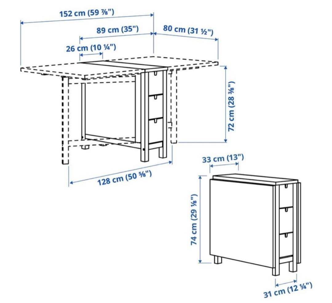 IKEA イケア◾️NORDEN バタフライテーブル 折りたたみテーブル