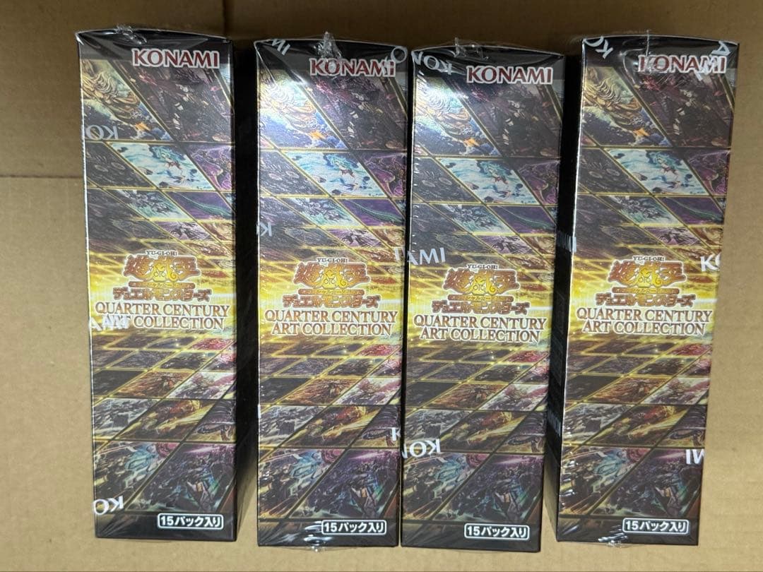 遊戯王OCG アートコレクション　4BOXシュリンク付き