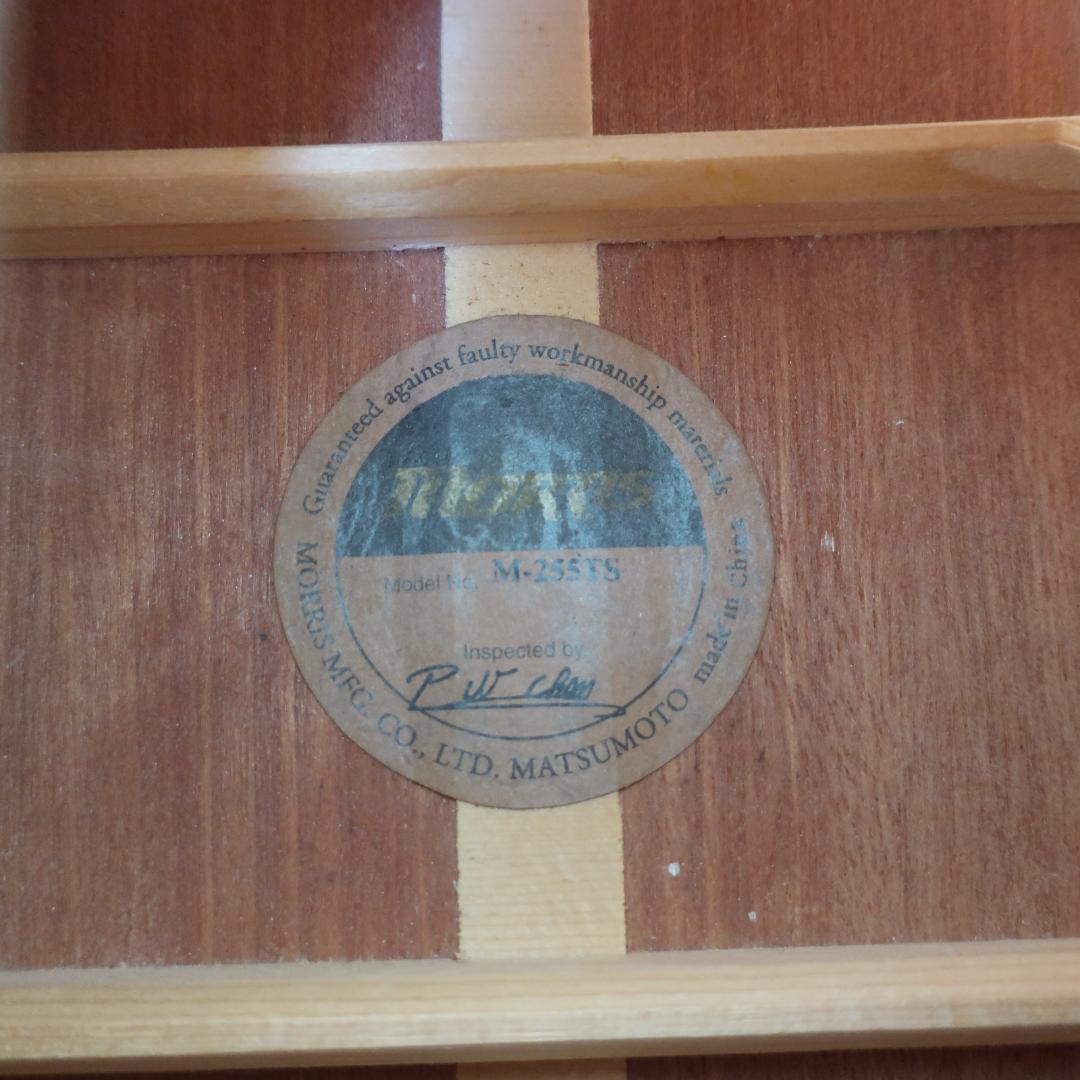 Morris M-255 TS アコースティックギター モーリス純正ケース付