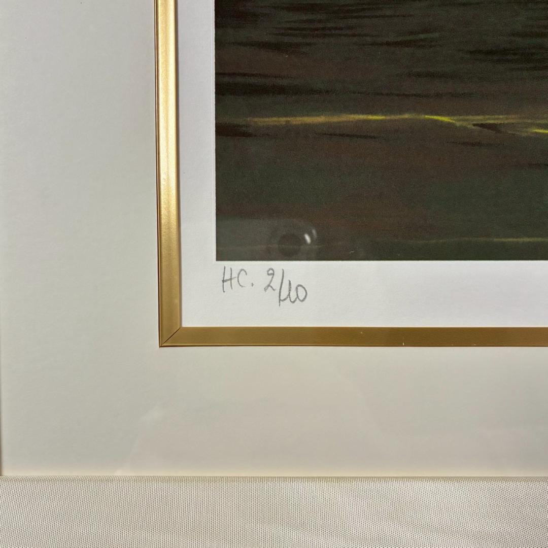 美品 ミッシェル・バテュ「私の摩天楼」シルクスクリーン 大作 直筆サイン入り