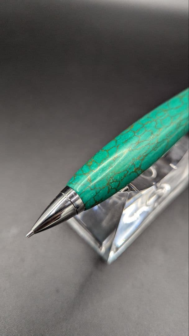 133ペン工房翌檜　ハイブリッドストーン　シャーペン　ボールペン　太軸