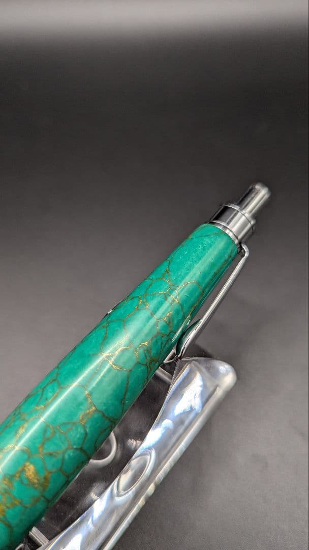 133ペン工房翌檜　ハイブリッドストーン　シャーペン　ボールペン　太軸