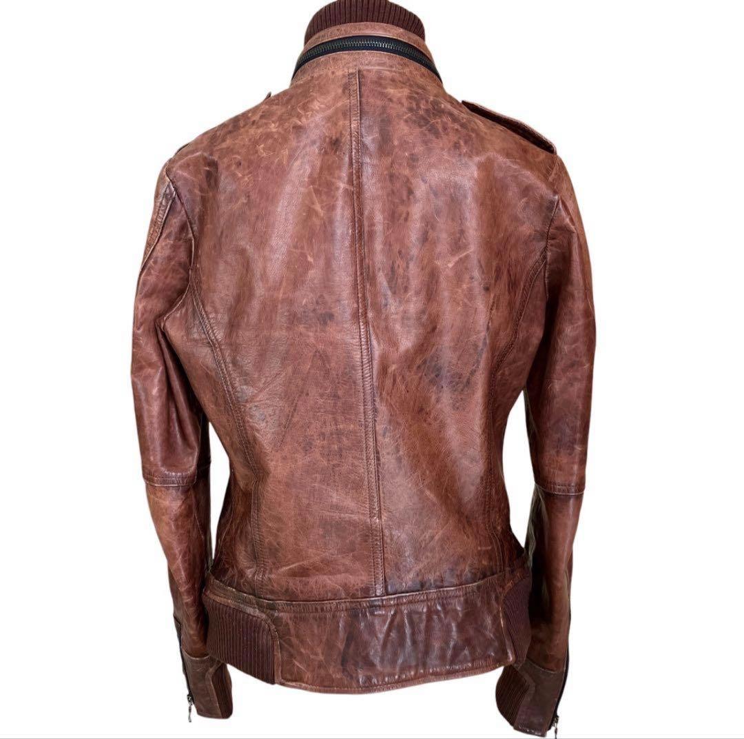 希少✨【美品】赤西仁着用モデル SHELLAC 牛革ライダースジャケット