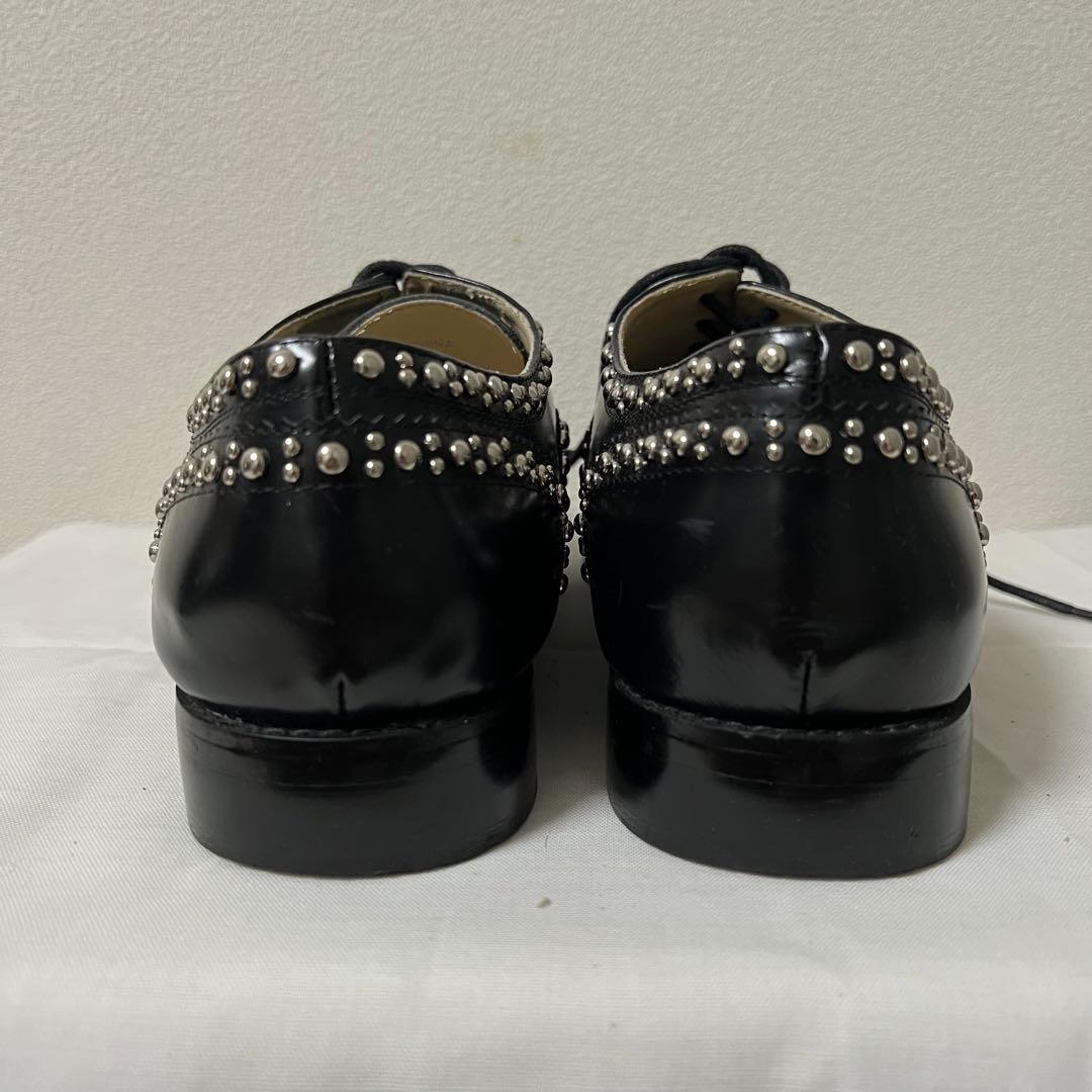 HBRRIS BROWN ハリスブラウン スタッズドレスシューズ