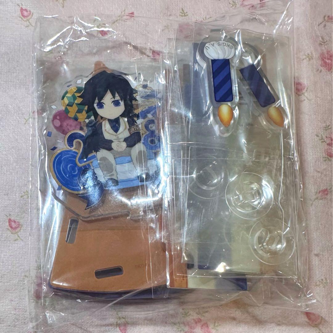 鬼滅の刃　冨岡義勇　誕生祭　2024 バースデー　アクリルスタンド　ケーキ型