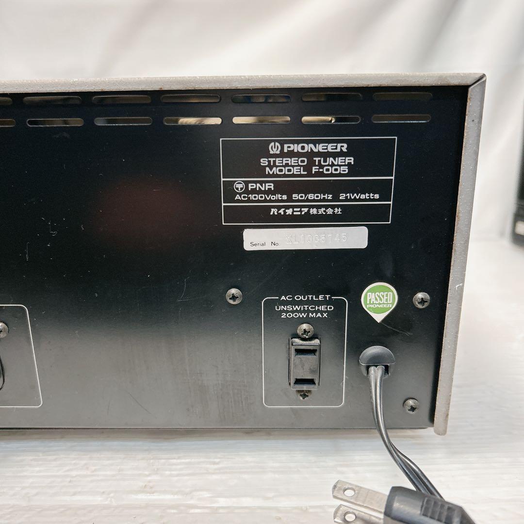 その他 PIONEER FM STEREO TUNER F-005
